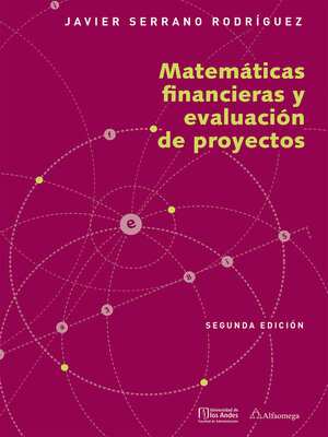 cover image of Matemáticas financieras y evaluación de proyectos